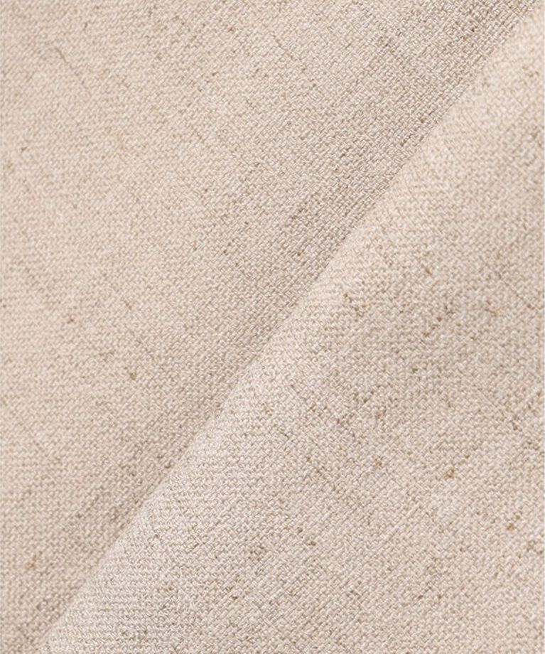 BEIGE,「【洗える】CAROLE / リネンライクノーカラーハーフ丈ジャケット」|ノーカラージャケット|