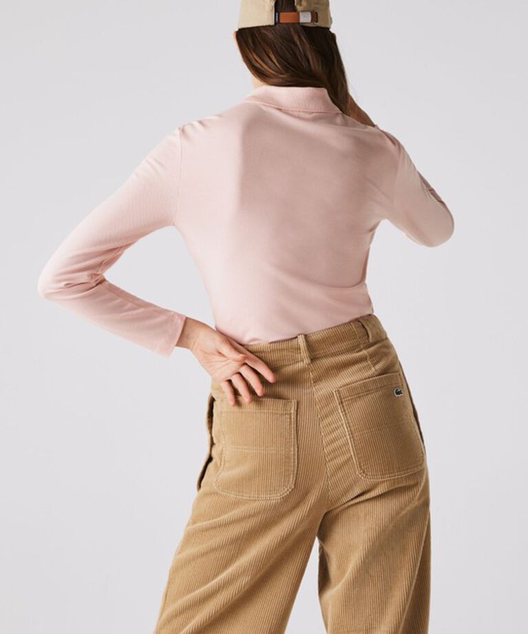 LACOSTE「ストレッチポロシャツ（長袖）」|ポロシャツ|