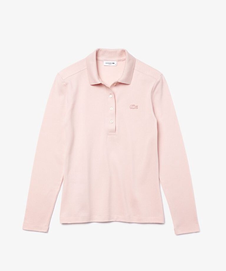 LACOSTE「ストレッチポロシャツ（長袖）」|ポロシャツ|