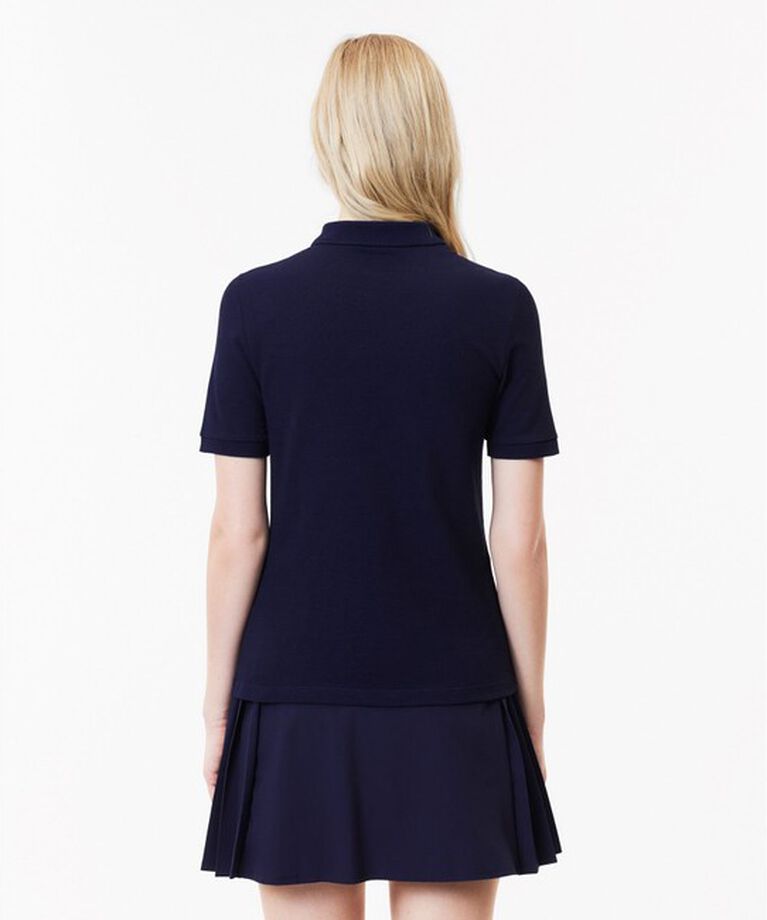 LACOSTE「【EC限定】オーガニックコットン 鹿の子 ウィメンズソリッドゴルフポロシャツ」|ポロシャツ|