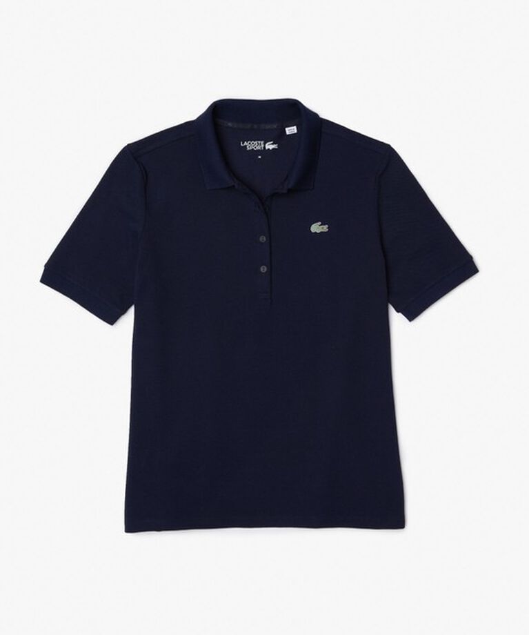 LACOSTE「【EC限定】オーガニックコットン 鹿の子 ウィメンズソリッドゴルフポロシャツ」|ポロシャツ|