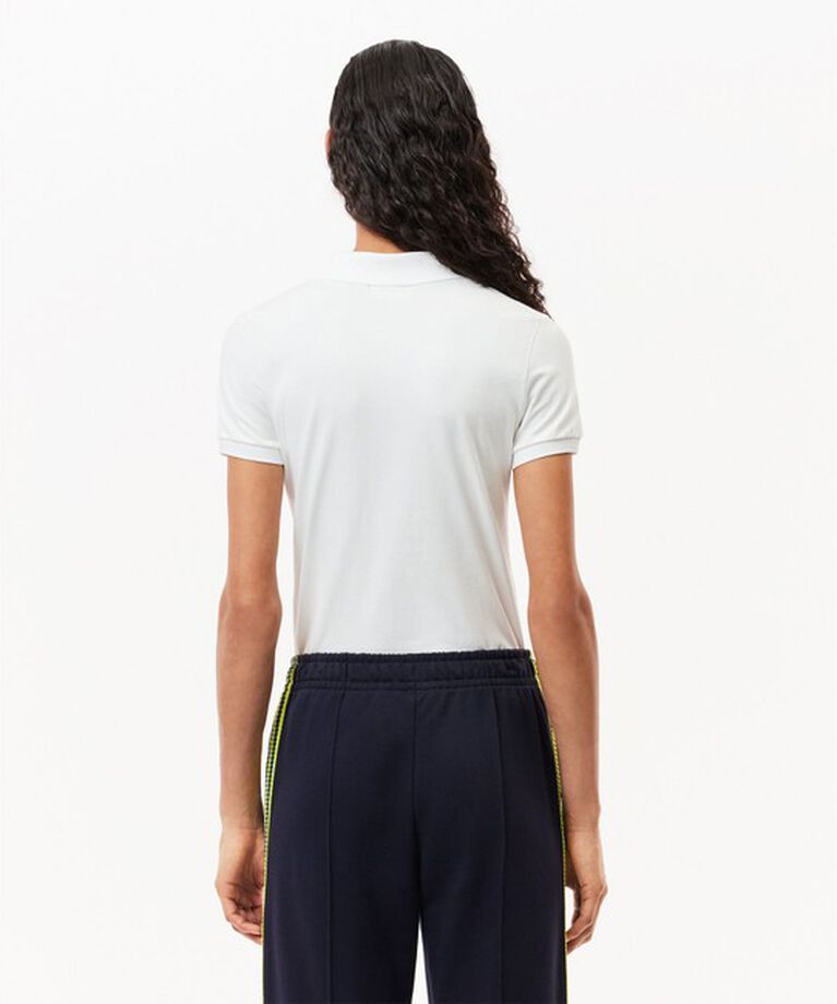 LACOSTE「【EC限定】オーガニックコットン 鹿の子 ウィメンズソリッドゴルフポロシャツ」|ポロシャツ|