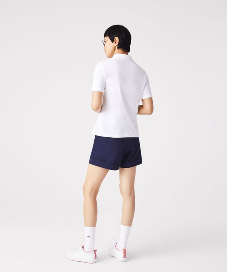 LACOSTE「【EC限定】オーガニックコットン 鹿の子 ウィメンズソリッドゴルフポロシャツ」|ポロシャツ|