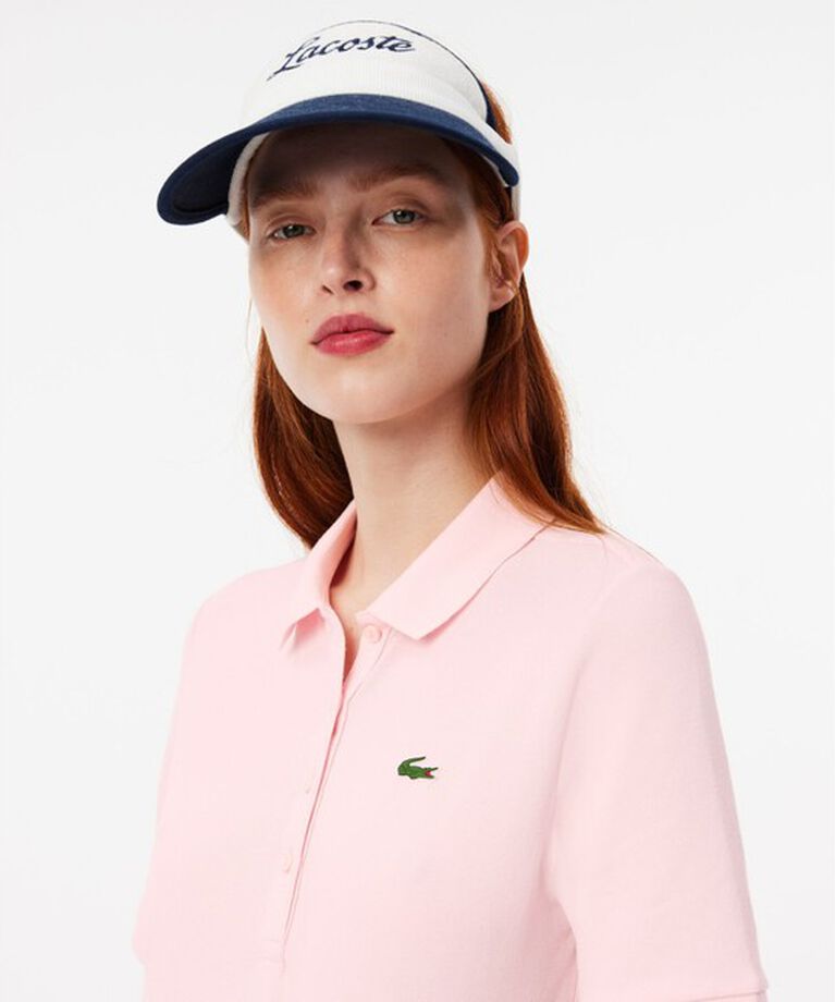 LACOSTE「【EC限定】オーガニックコットン 鹿の子 ウィメンズソリッドゴルフポロシャツ」|ポロシャツ|