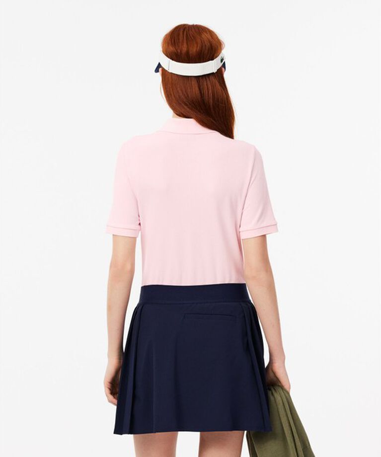 LACOSTE「【EC限定】オーガニックコットン 鹿の子 ウィメンズソリッドゴルフポロシャツ」|ポロシャツ|