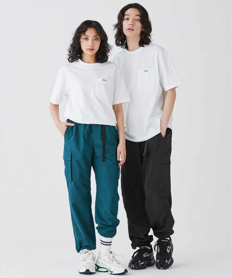 LACOSTE「アウトラインクロックポケット半袖Tシャツ」|Tシャツ・カットソー|