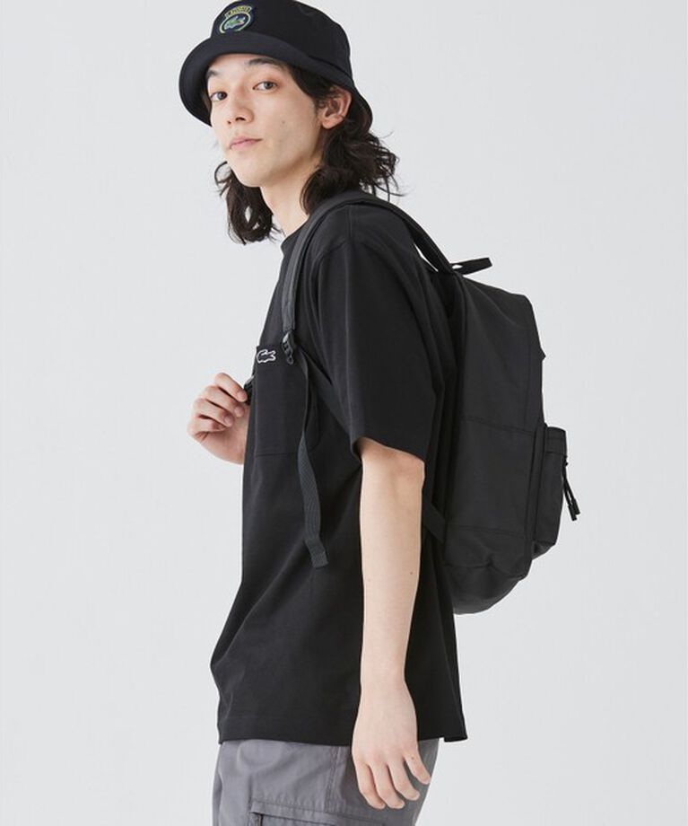 LACOSTE「アウトラインクロックポケット半袖Tシャツ」|Tシャツ・カットソー|