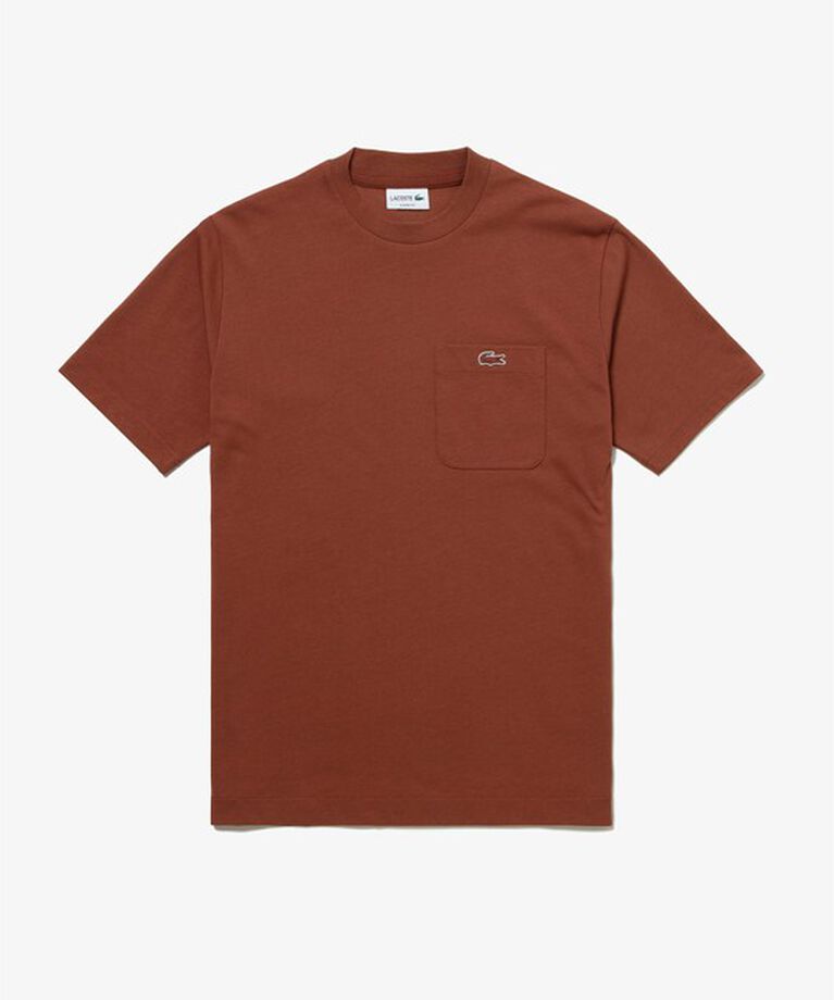 LACOSTE「アウトラインクロックポケット半袖Tシャツ」|Tシャツ・カットソー|