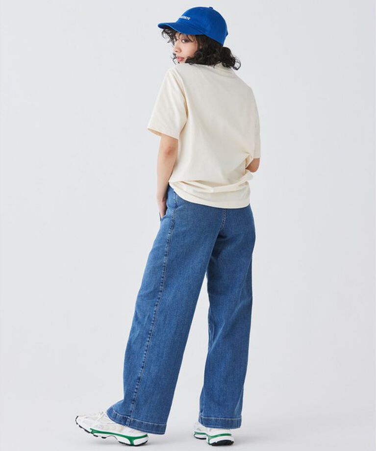LACOSTE「アウトラインクロックポケット半袖Tシャツ」|Tシャツ・カットソー|
