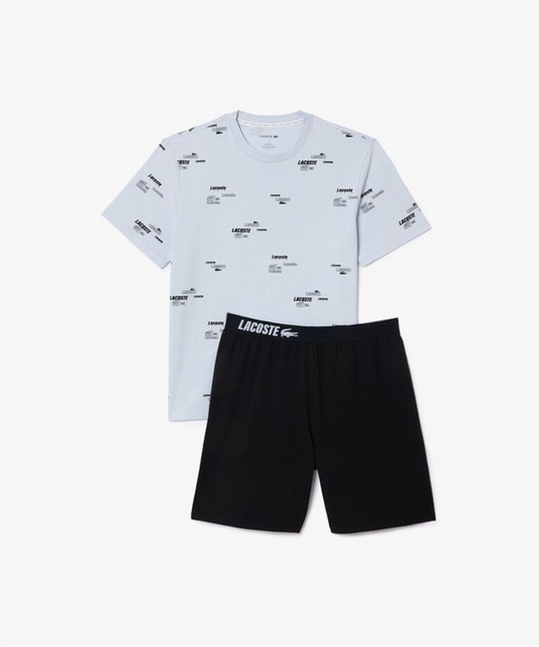 LACOSTE「プリントトップパジャマセット」|ルームウェア|