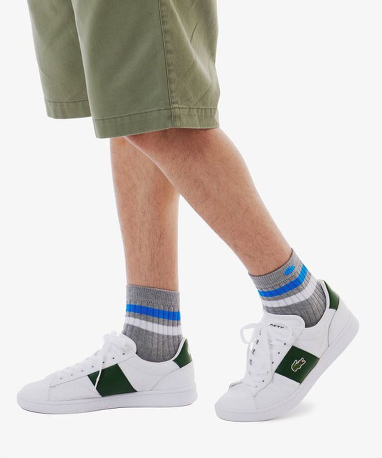 LACOSTE「ラインドアメリブショートソックス」|ソックス|