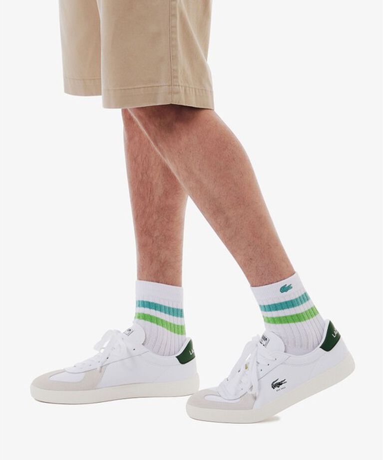 LACOSTE「ラインドアメリブショートソックス」|ソックス|
