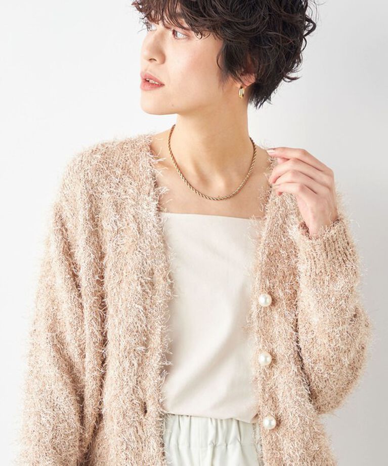 NOLLEY'S「《手洗い可能》愛され サテン×ベア天2WAYタンクトップ」|タンクトップ|