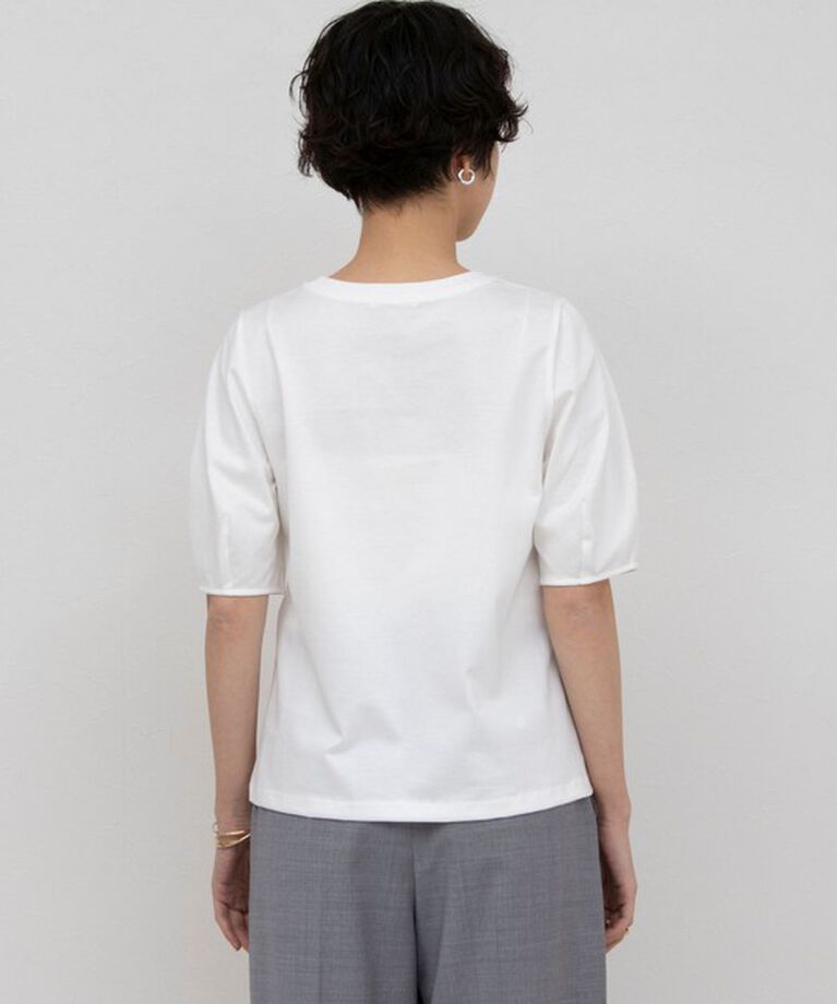 NOLLEY'S「BASIC 5分袖プルオーバーカットソー」|Tシャツ・カットソー|