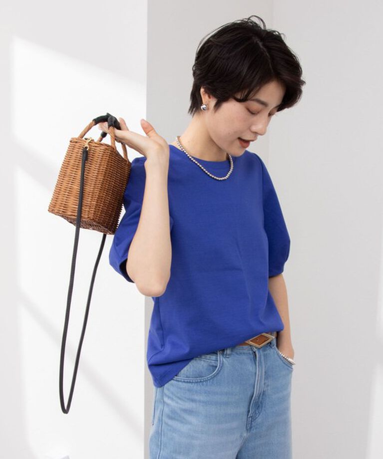 NOLLEY'S「BASIC 5分袖プルオーバーカットソー」|Tシャツ・カットソー|