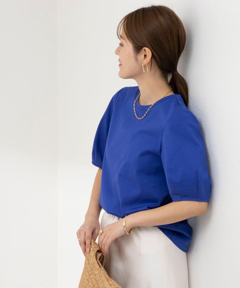 NOLLEY'S「BASIC 5分袖プルオーバーカットソー」|Tシャツ・カットソー|