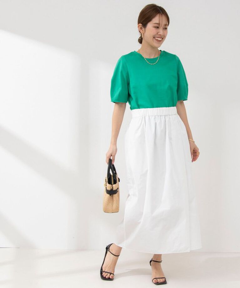 NOLLEY'S「BASIC 5分袖プルオーバーカットソー」|Tシャツ・カットソー|