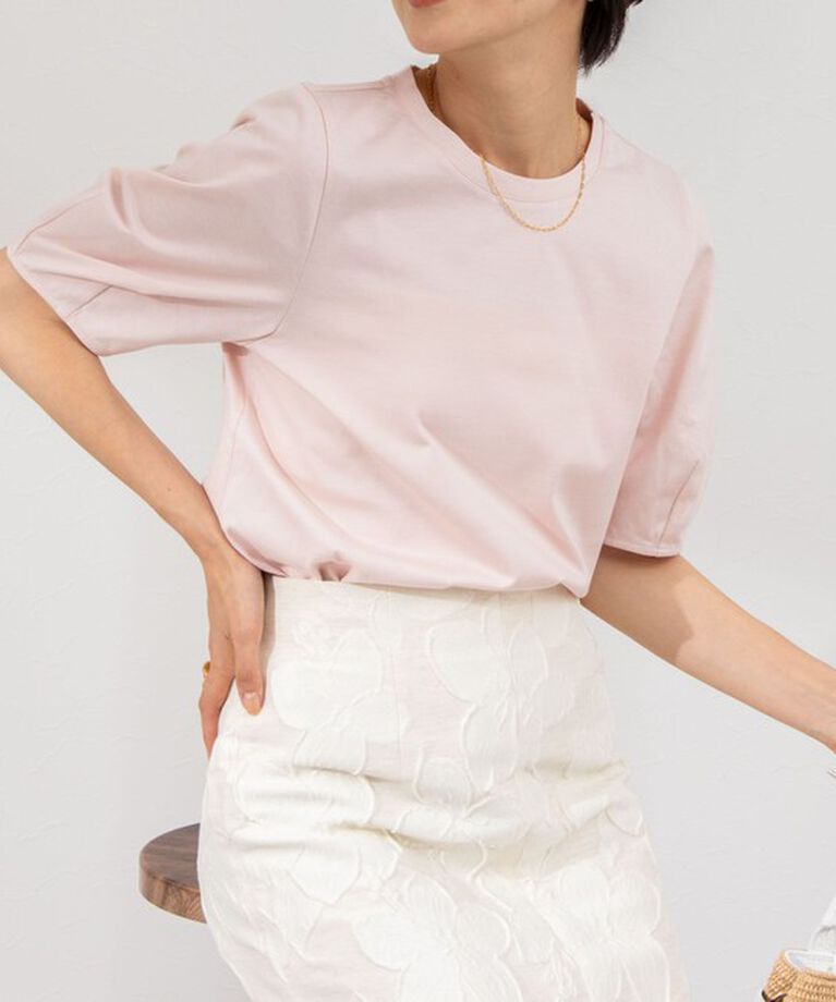 NOLLEY'S「BASIC 5分袖プルオーバーカットソー」|Tシャツ・カットソー|