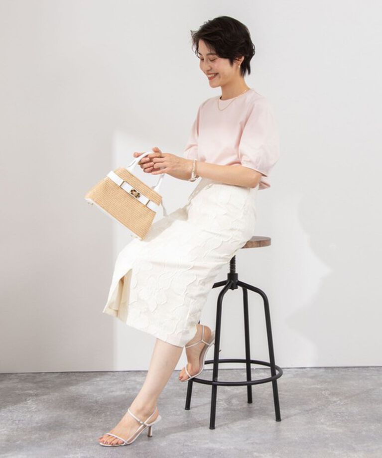 NOLLEY'S「BASIC 5分袖プルオーバーカットソー」|Tシャツ・カットソー|