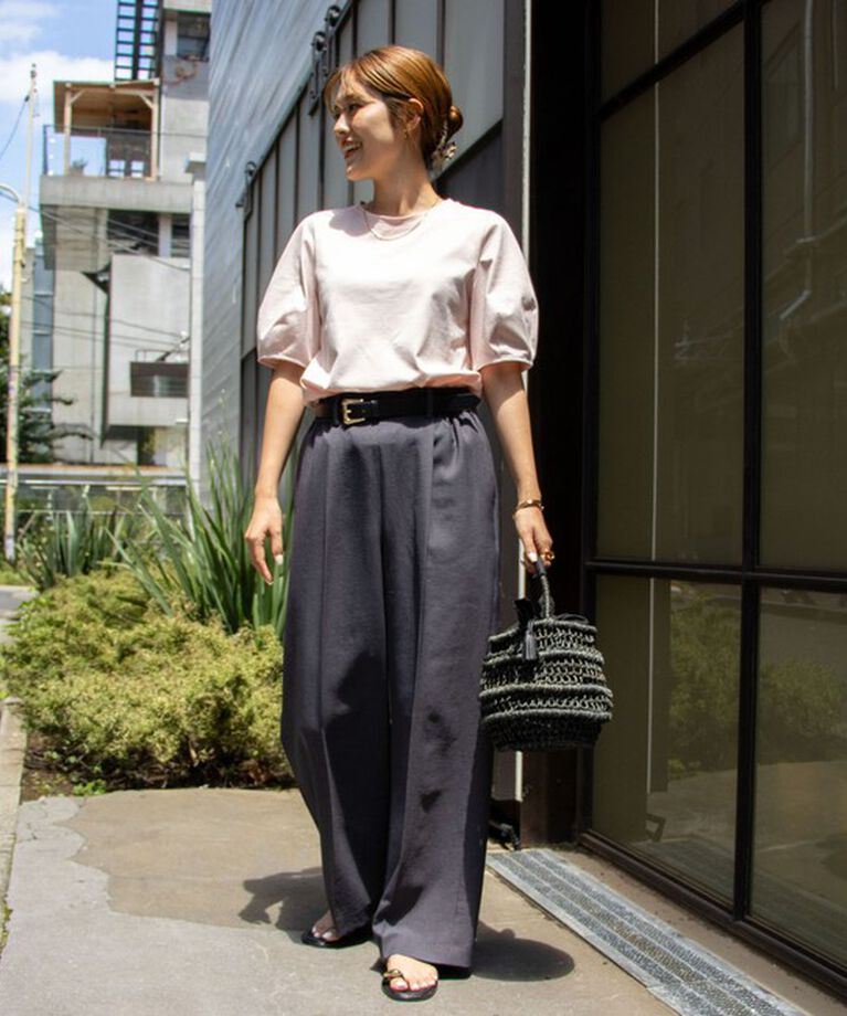 NOLLEY'S「BASIC 5分袖プルオーバーカットソー」|Tシャツ・カットソー|