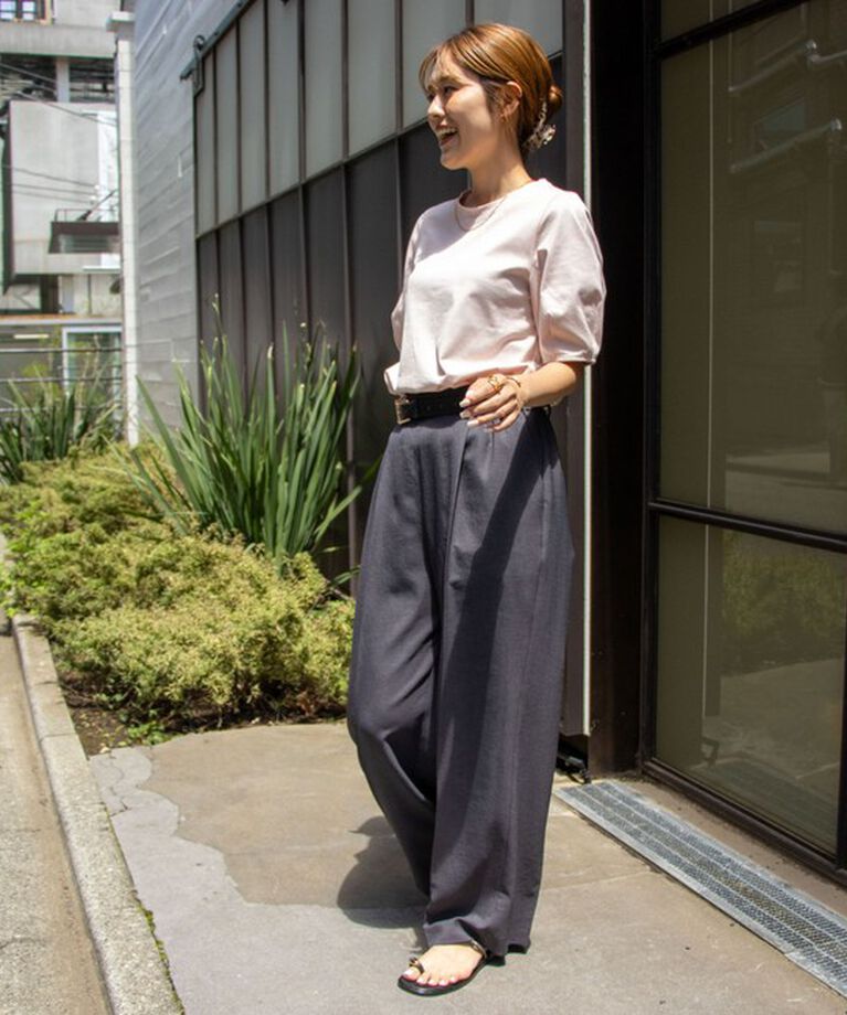 NOLLEY'S「BASIC 5分袖プルオーバーカットソー」|Tシャツ・カットソー|