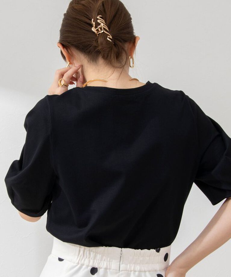 NOLLEY'S「BASIC 5分袖プルオーバーカットソー」|Tシャツ・カットソー|
