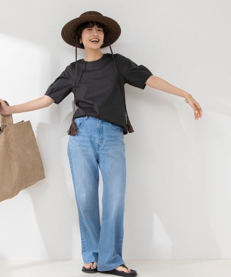 NOLLEY'S「BASIC 5分袖プルオーバーカットソー」|Tシャツ・カットソー|