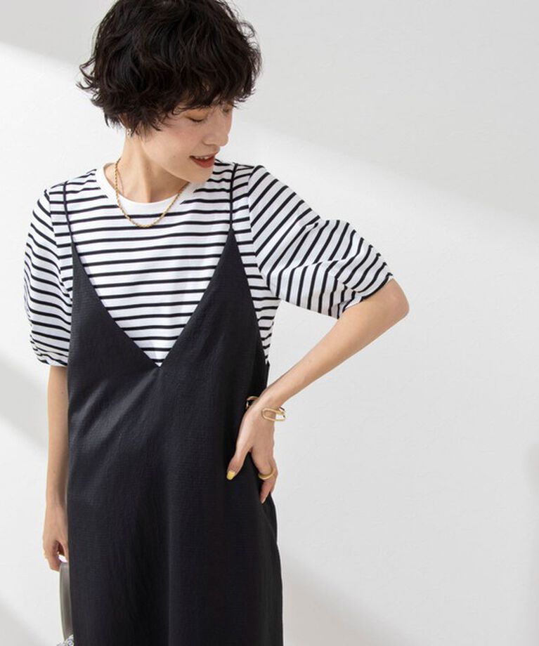 NOLLEY'S「BASIC 5分袖プルオーバーカットソー」|Tシャツ・カットソー|