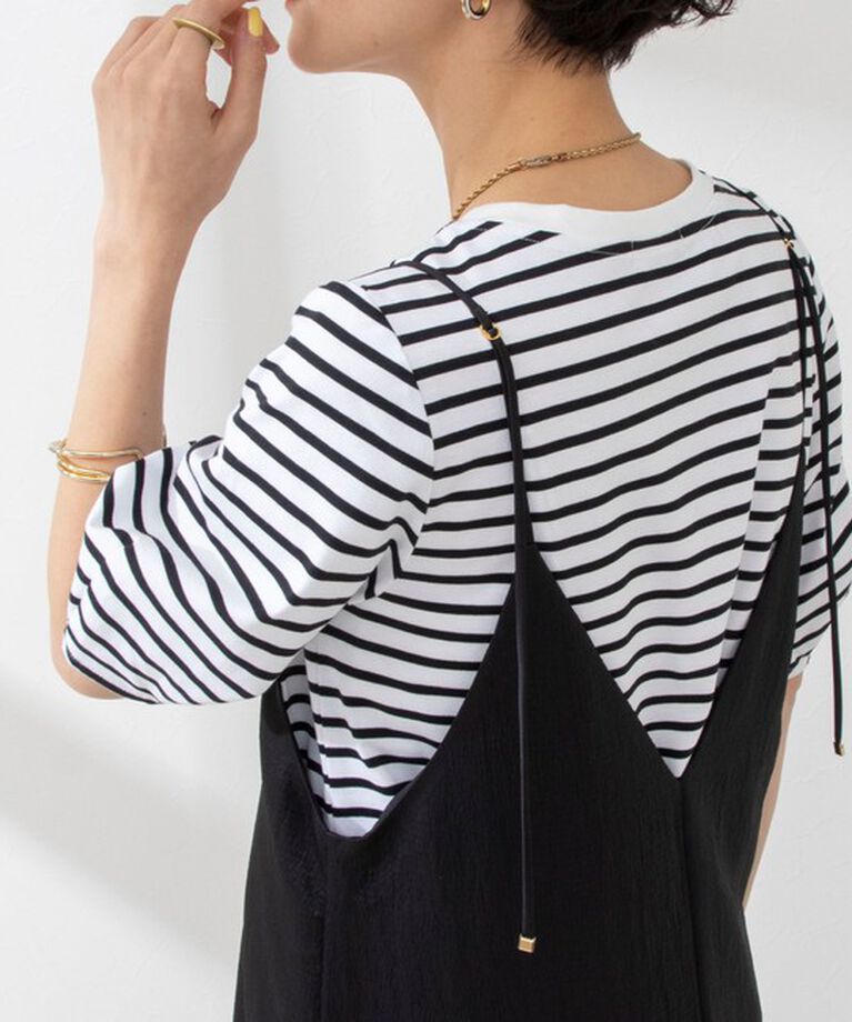 NOLLEY'S「BASIC 5分袖プルオーバーカットソー」|Tシャツ・カットソー|