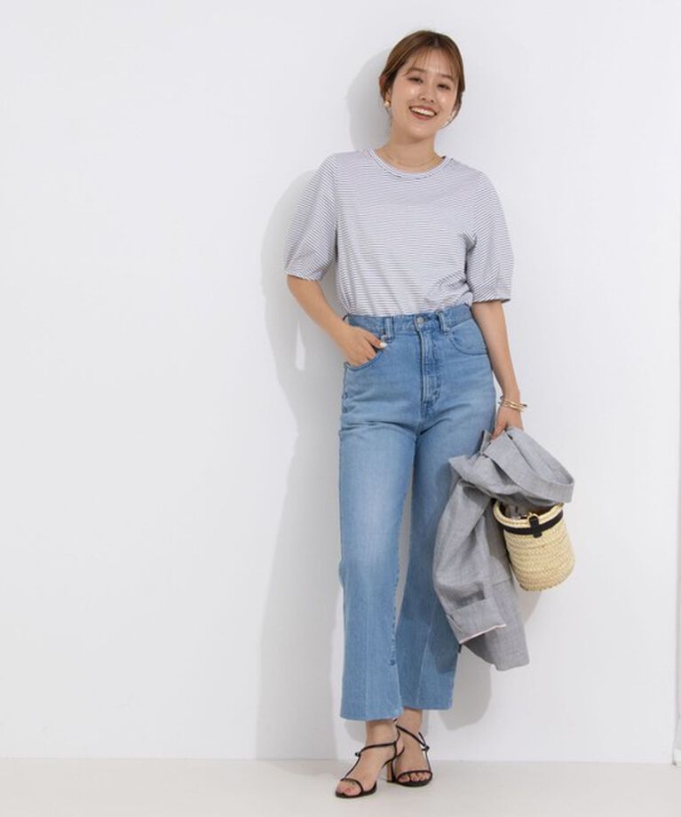 NOLLEY'S「BASIC 5分袖プルオーバーカットソー」|Tシャツ・カットソー|