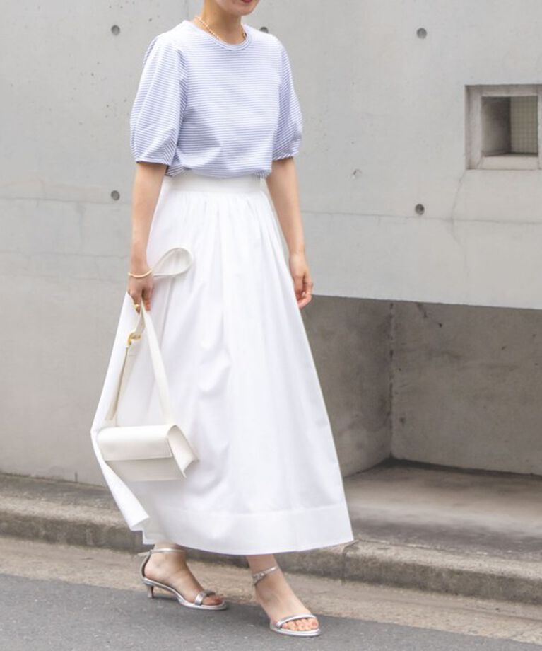 NOLLEY'S「BASIC 5分袖プルオーバーカットソー」|Tシャツ・カットソー|
