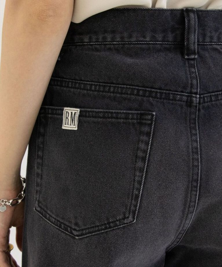 Rie Miller「＜飯豊まりえさん着用＞【RM denim】スリットフレアハイウエストデニム」|デニム|