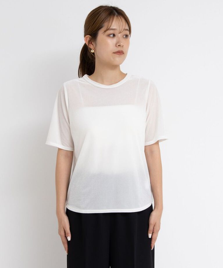 NOLLEY'S「シアーベロアTシャツ」|Tシャツ・カットソー|