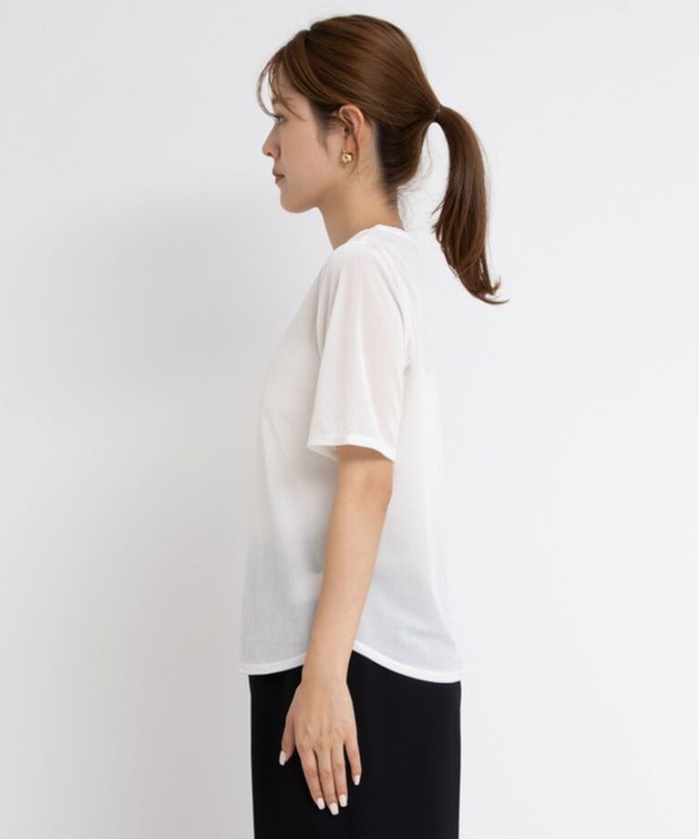 NOLLEY'S「シアーベロアTシャツ」|Tシャツ・カットソー|