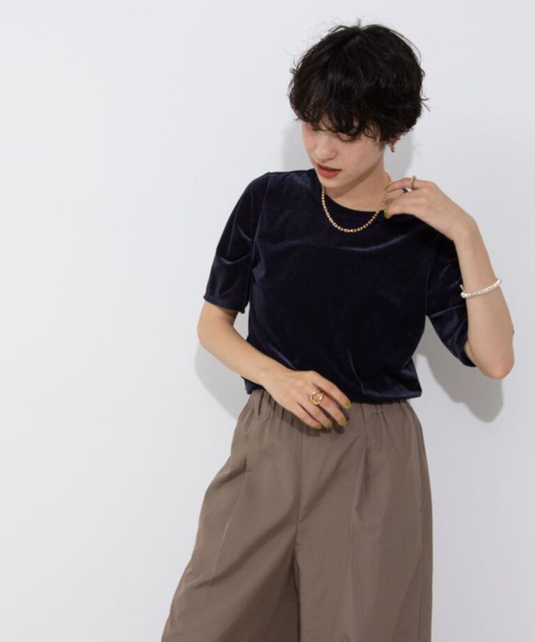 NOLLEY'S「シアーベロアTシャツ」|Tシャツ・カットソー|