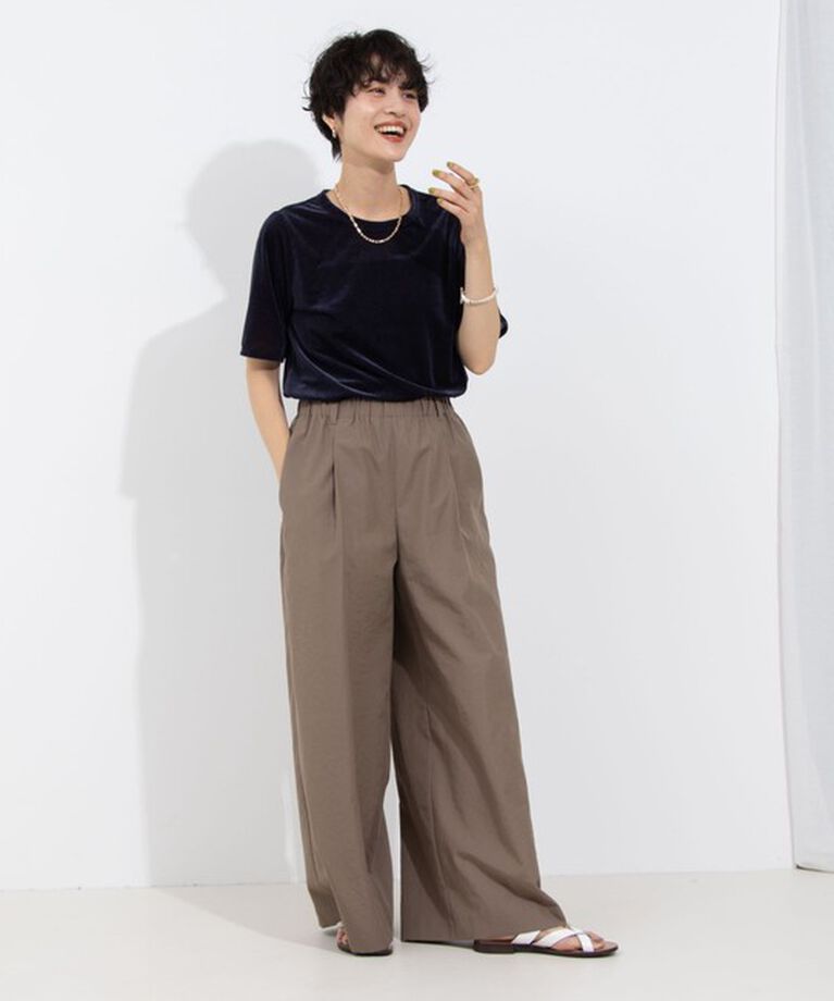 NOLLEY'S「シアーベロアTシャツ」|Tシャツ・カットソー|