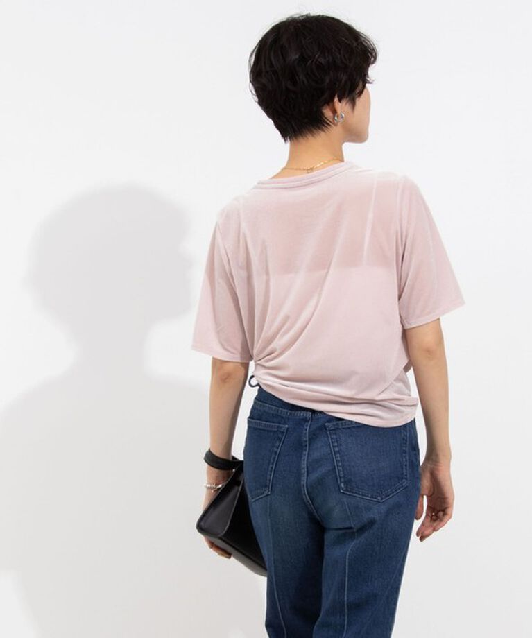 NOLLEY'S「シアーベロアTシャツ」|Tシャツ・カットソー|