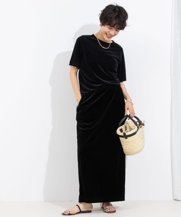 NOLLEY'S「シアーベロアTシャツ」|Tシャツ・カットソー|