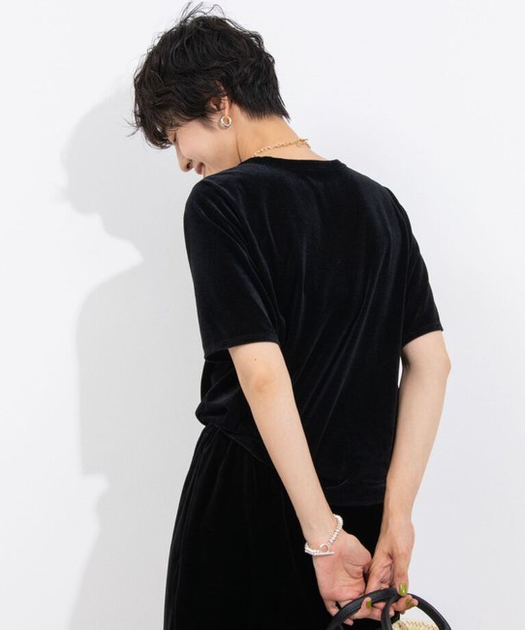 NOLLEY'S「シアーベロアTシャツ」|Tシャツ・カットソー|