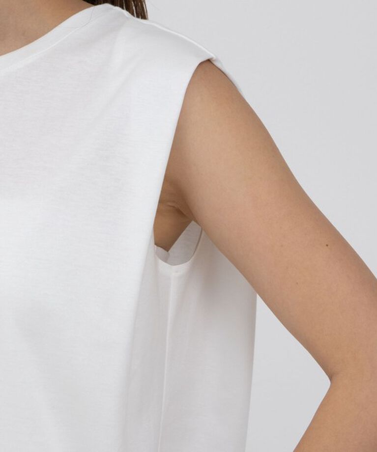 NOLLEY'S「タックノースリーブプルオーバーカットソー」|Tシャツ・カットソー|