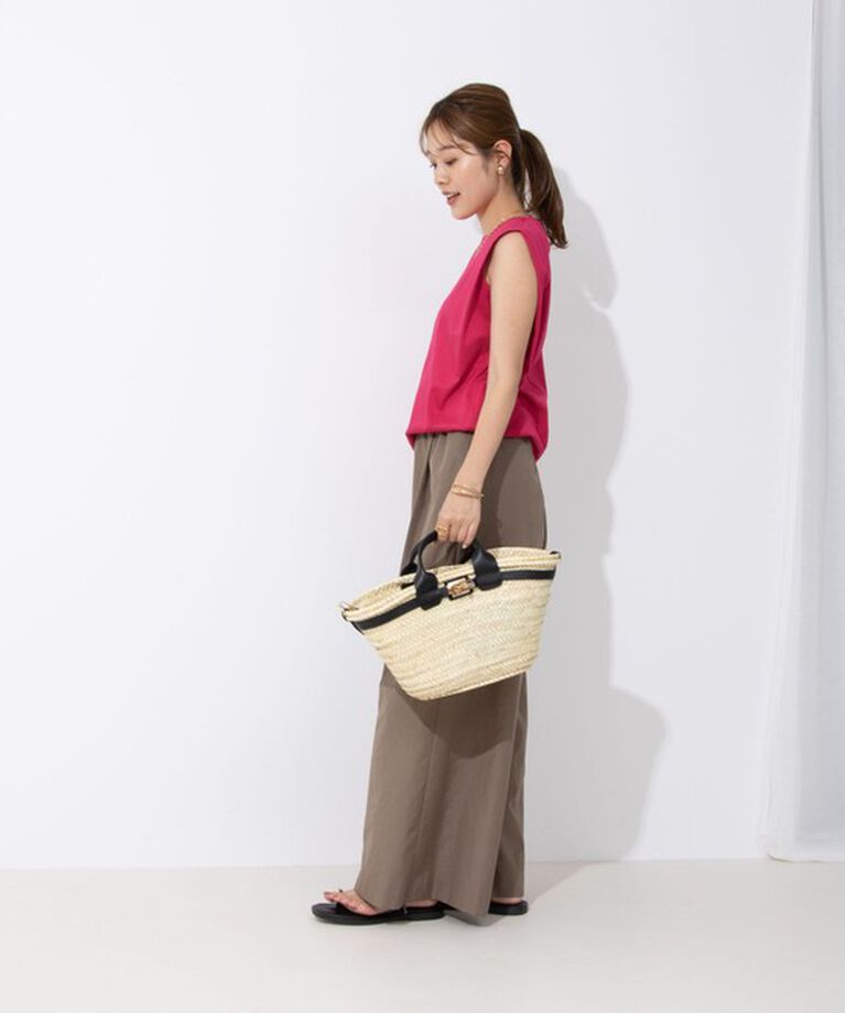NOLLEY'S「タックノースリーブプルオーバーカットソー」|Tシャツ・カットソー|