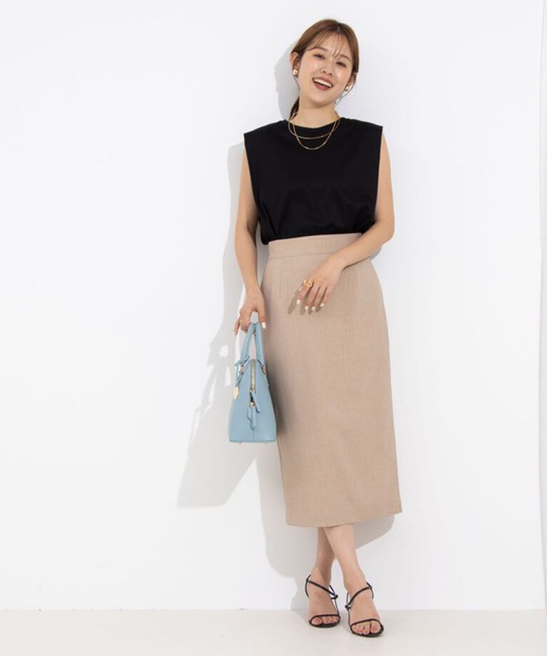 NOLLEY'S「タックノースリーブプルオーバーカットソー」|Tシャツ・カットソー|