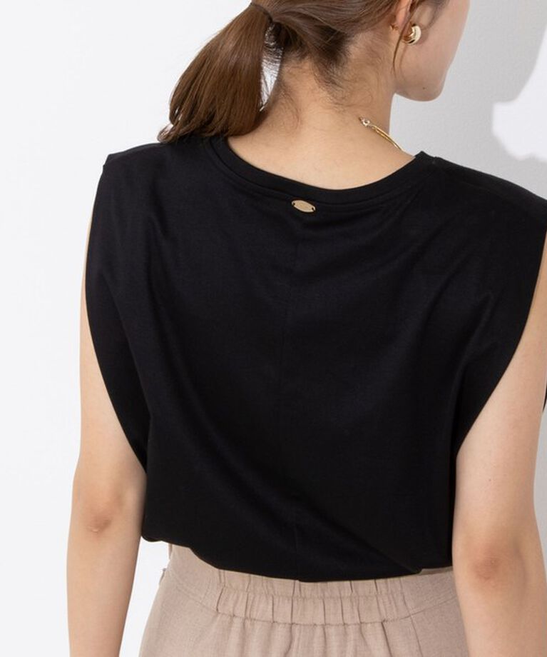 NOLLEY'S「タックノースリーブプルオーバーカットソー」|Tシャツ・カットソー|