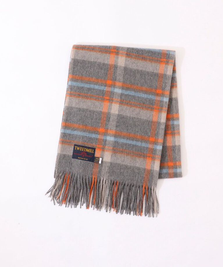 NOLLEY'S「【TWEEDMILL/ツィードミル】◇【WEB限定】ラムズウールストール」|ストール|オレンジ系その他