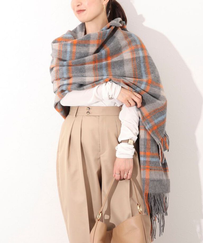 NOLLEY'S「【TWEEDMILL/ツィードミル】◇【WEB限定】ラムズウールストール」|ストール|