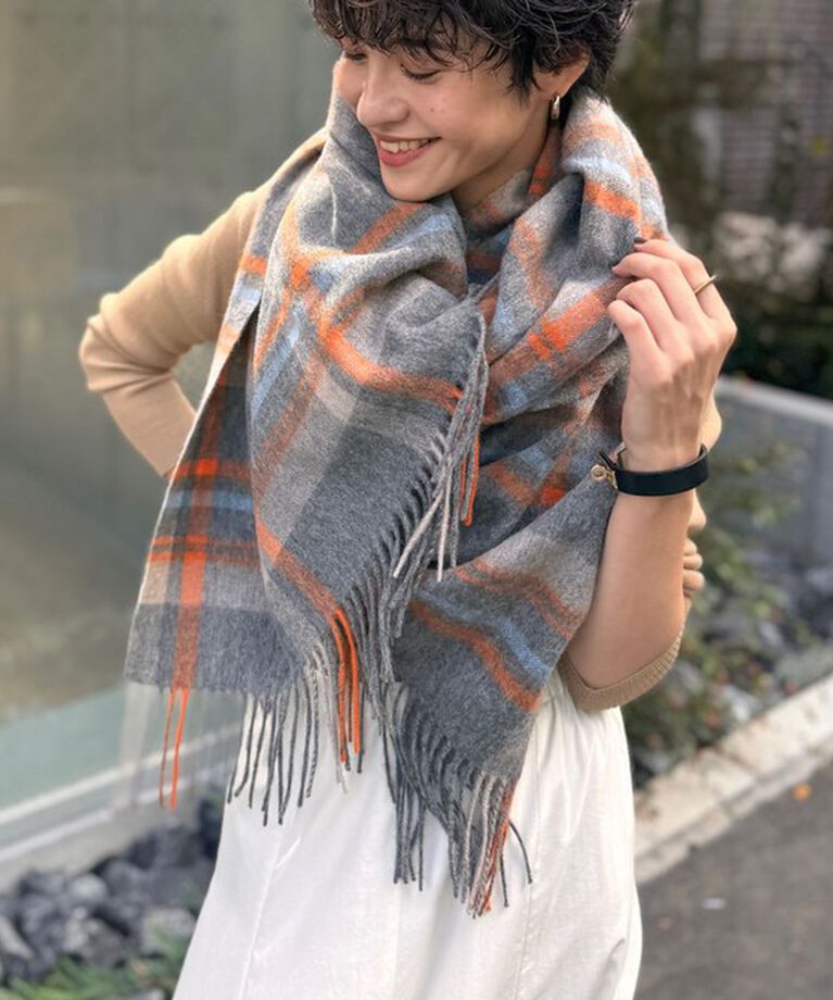 NOLLEY'S「【TWEEDMILL/ツィードミル】◇【WEB限定】ラムズウールストール」|ストール|