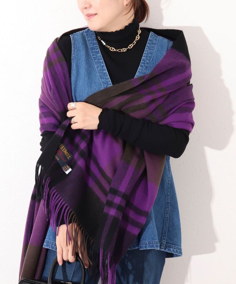 NOLLEY'S「【TWEEDMILL/ツィードミル】◇【WEB限定】ラムズウールストール」|ストール|