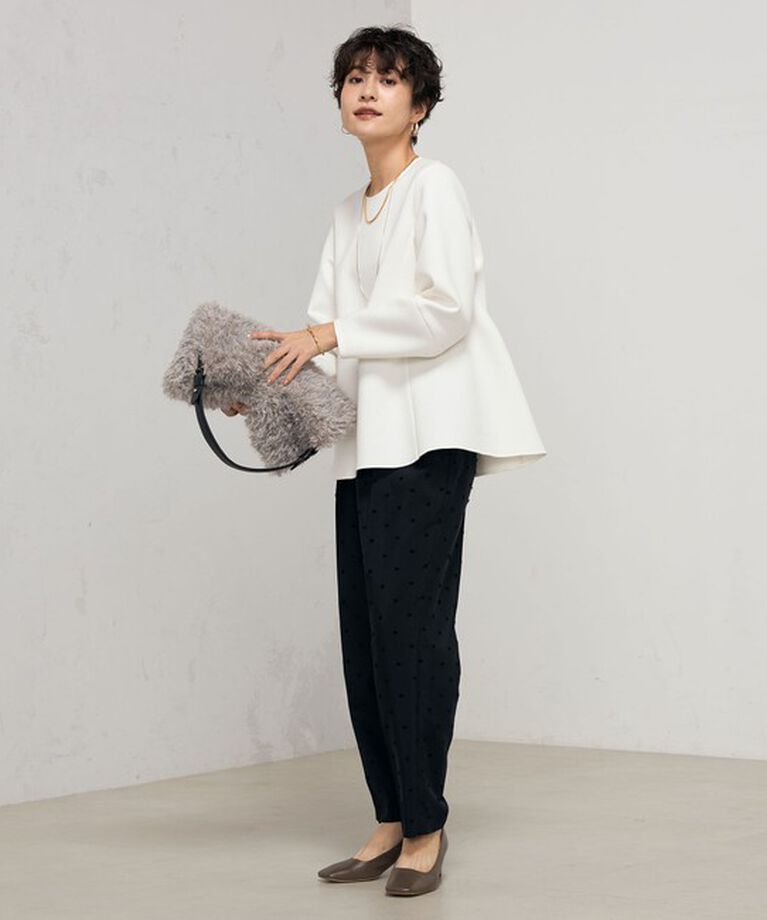 NOLLEY'S「ウォッシャブルエアボールフレアプルオーバーカットソー」|Tシャツ・カットソー|
