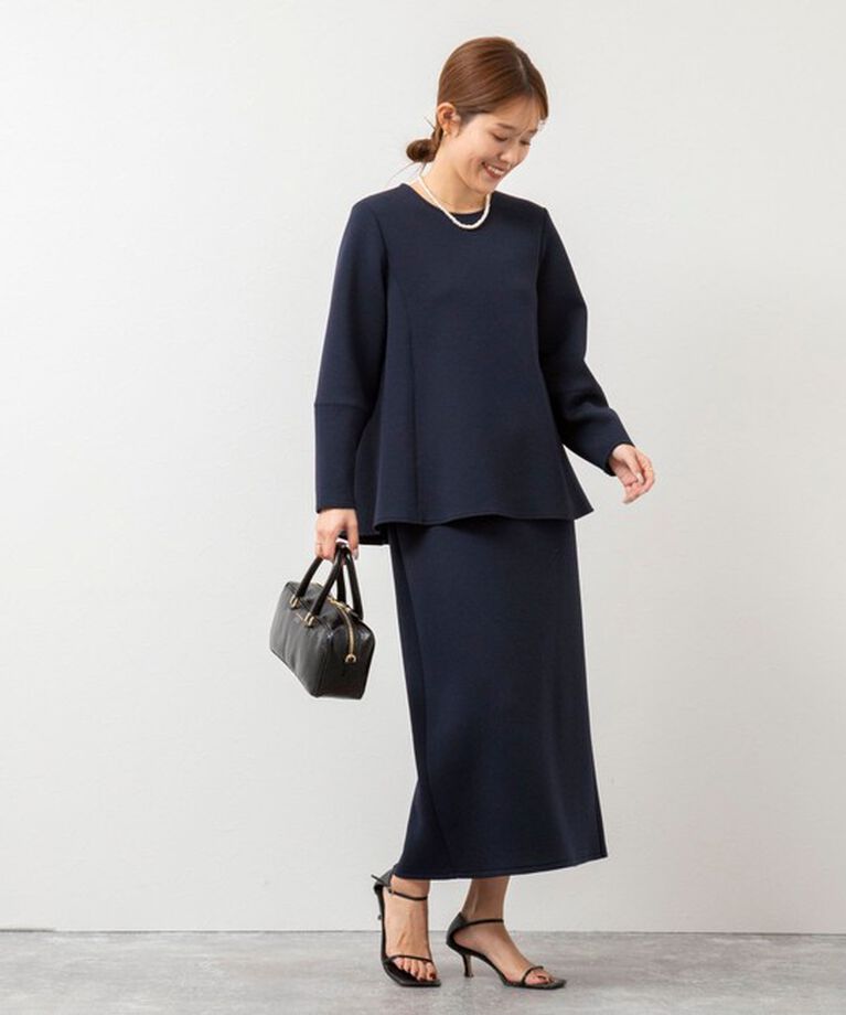 NOLLEY'S「ウォッシャブルエアボールフレアプルオーバーカットソー」|Tシャツ・カットソー|