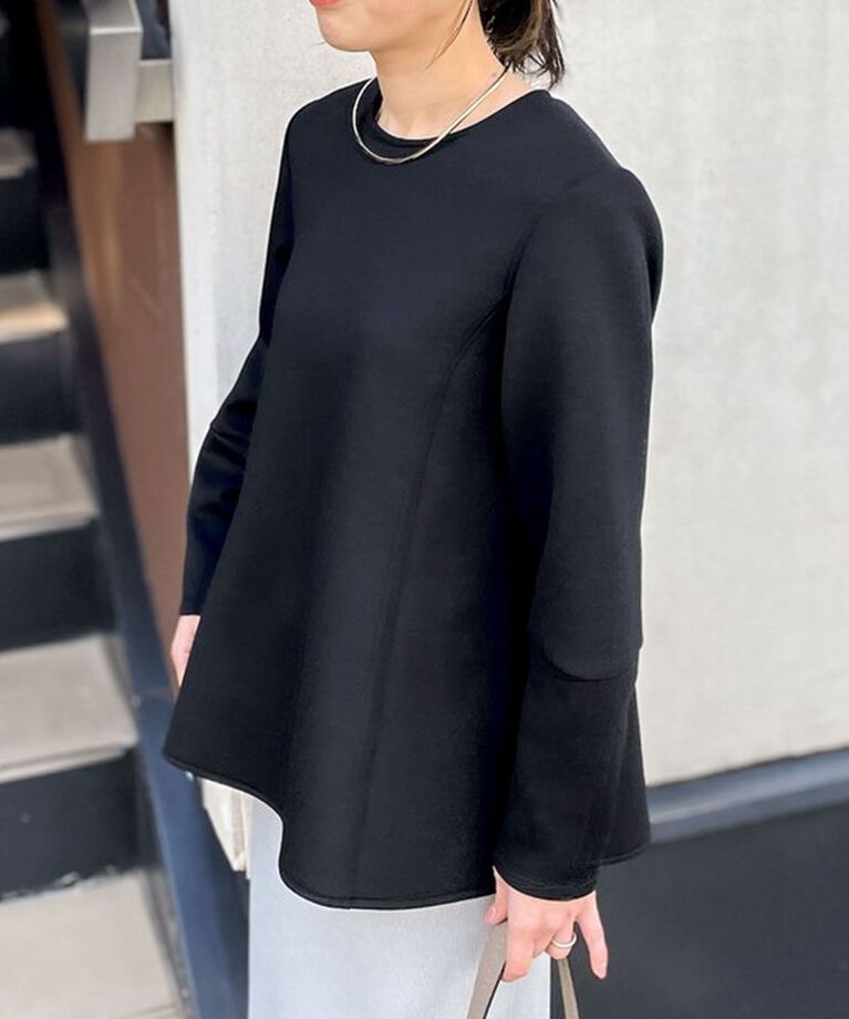 NOLLEY'S「ウォッシャブルエアボールフレアプルオーバーカットソー」|Tシャツ・カットソー|